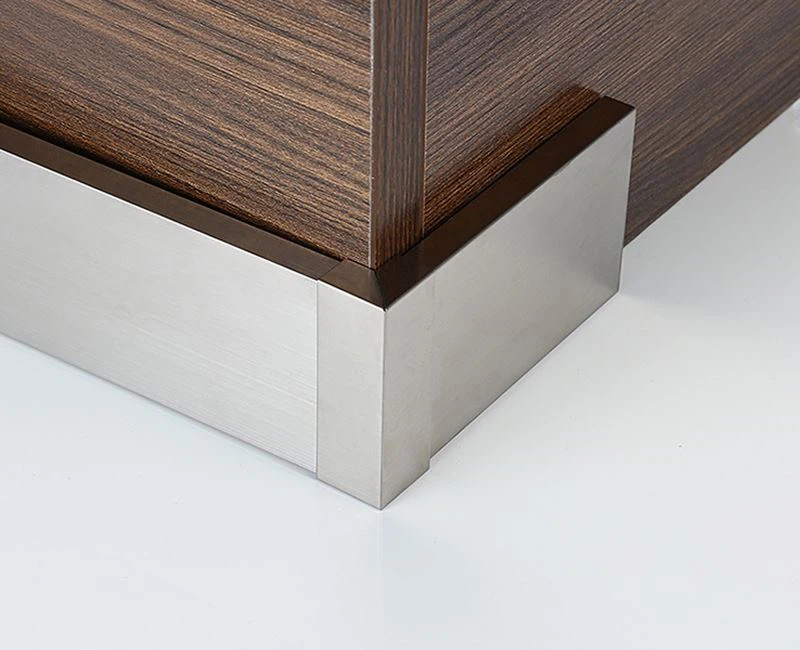 1. 100mm stainless steel skirting
