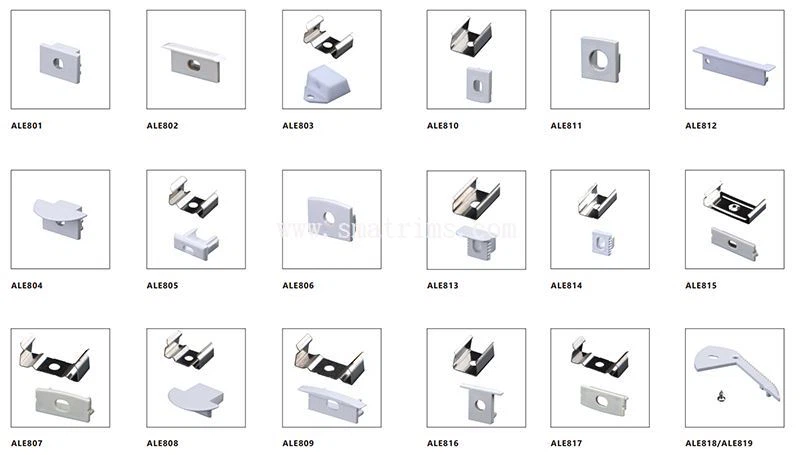 8. LEM Aluminium profile accessories