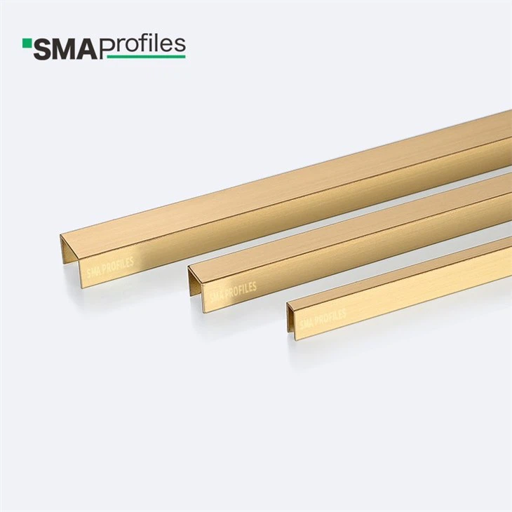brass trim for tile decoration